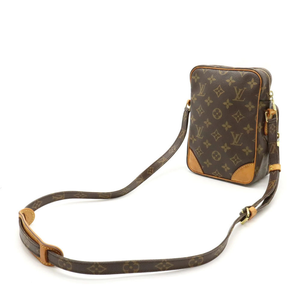 Louis Vuitton Shoulder Amazon Monogram Clutch Bag Crossbody Brown